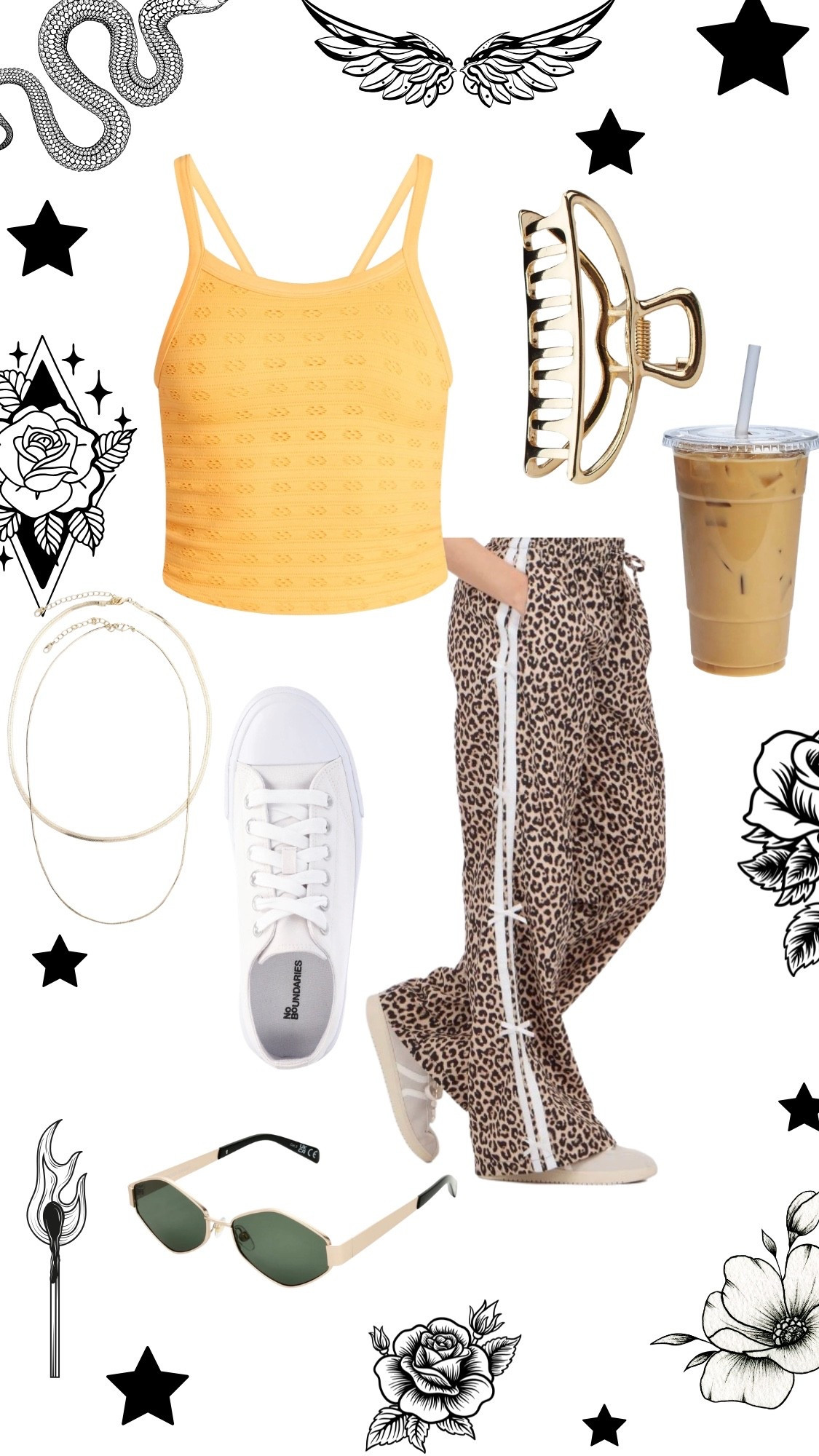 Atheleisure edgy cheetah pants outfit. 

#LTKootd #LTKgrwm #LTKMidsize