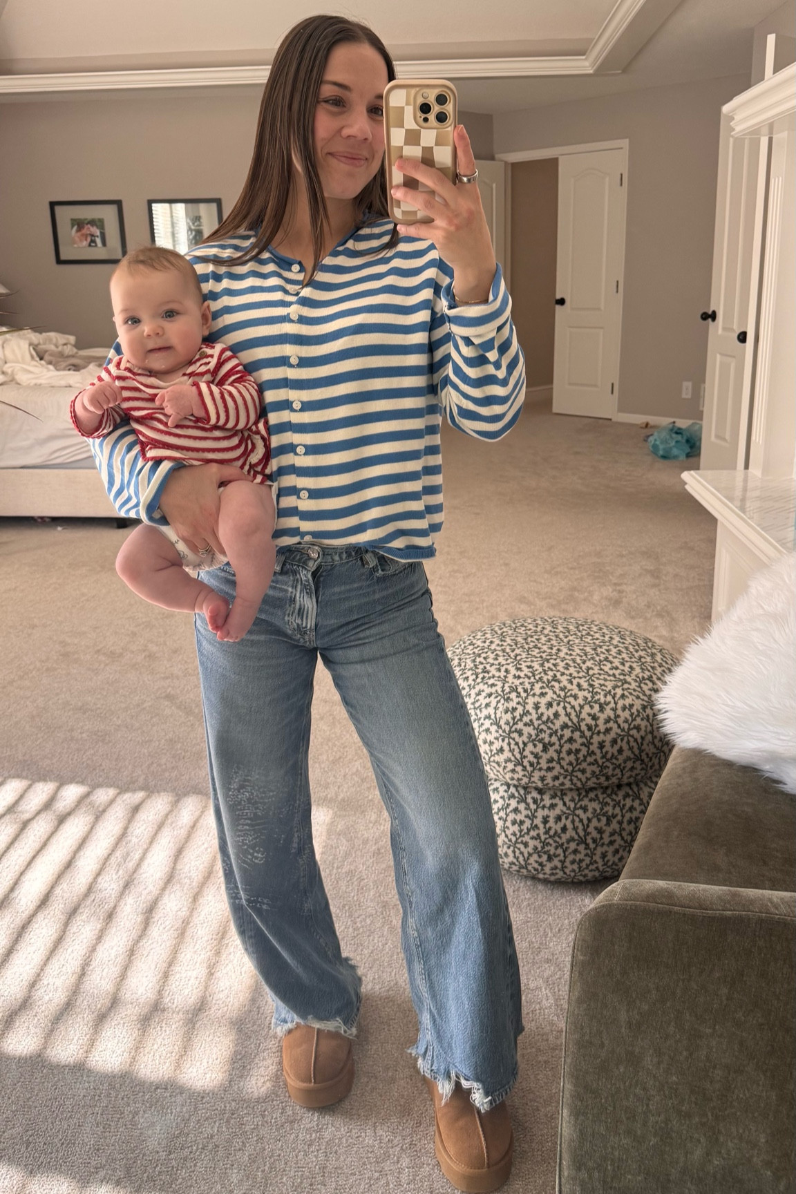 Casual cardigan and platforms! 

#LTKFindsUnder50 #LTKFindsUnder100 #LTKmomlife