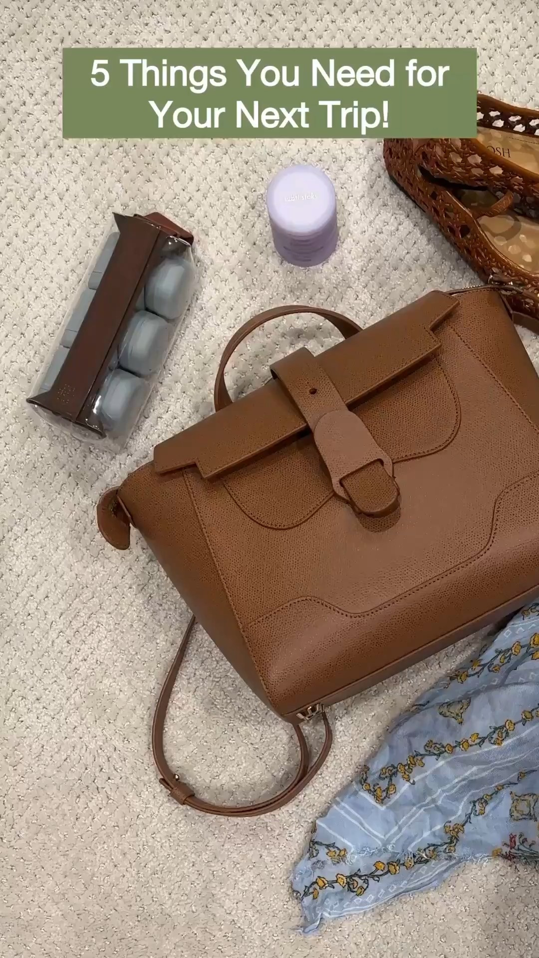 Traveling abroad soon? ✈️ Here are 5 things I never leave home without – and why they make all the difference:

✅ Cadence Travel Containers – Leak-proof, magnetic, and TSA-friendly. Perfect for skincare, supplements, and those little must-haves.
✅ Subtl Beauty Stack – All-in-one makeup solution that fits in your palm. No more digging through a bag for multiple products.
✅ Comfy Flats – A lifesaver for long travel days and city strolls. Stylish AND practical.
✅ Lightweight Scarf – Folds into your bag, adds a chic layer when temps drop, and is a must for entering churches if you’re wearing sleeveless tops.
✅ Senreve Midi Maestra – My ultimate travel bag. Converts from handbag to shoulder bag to backpack so you can go hands-free whenever you need to.

Travel smarter, not harder. These are my non-negotiables for a stress-free trip!

#LTKShoeCrush #LTKItBag #LTKTravel