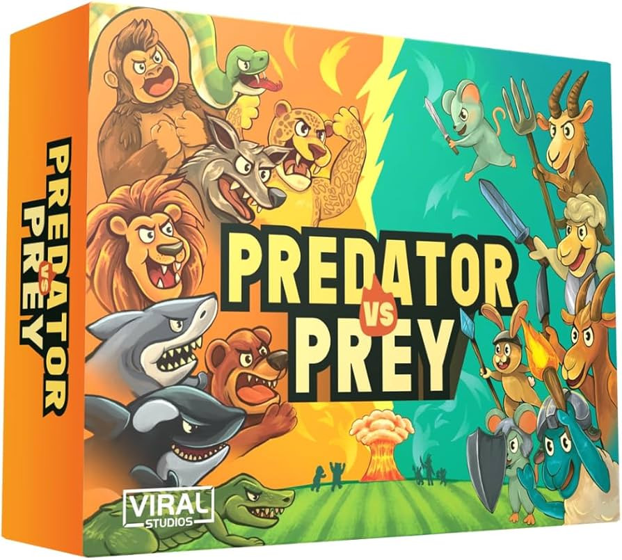 Viral Studios Predator vs Prey – Fast-Paced Card Game of Instinct, Speed & Chaos for Families, ... | Amazon (US)