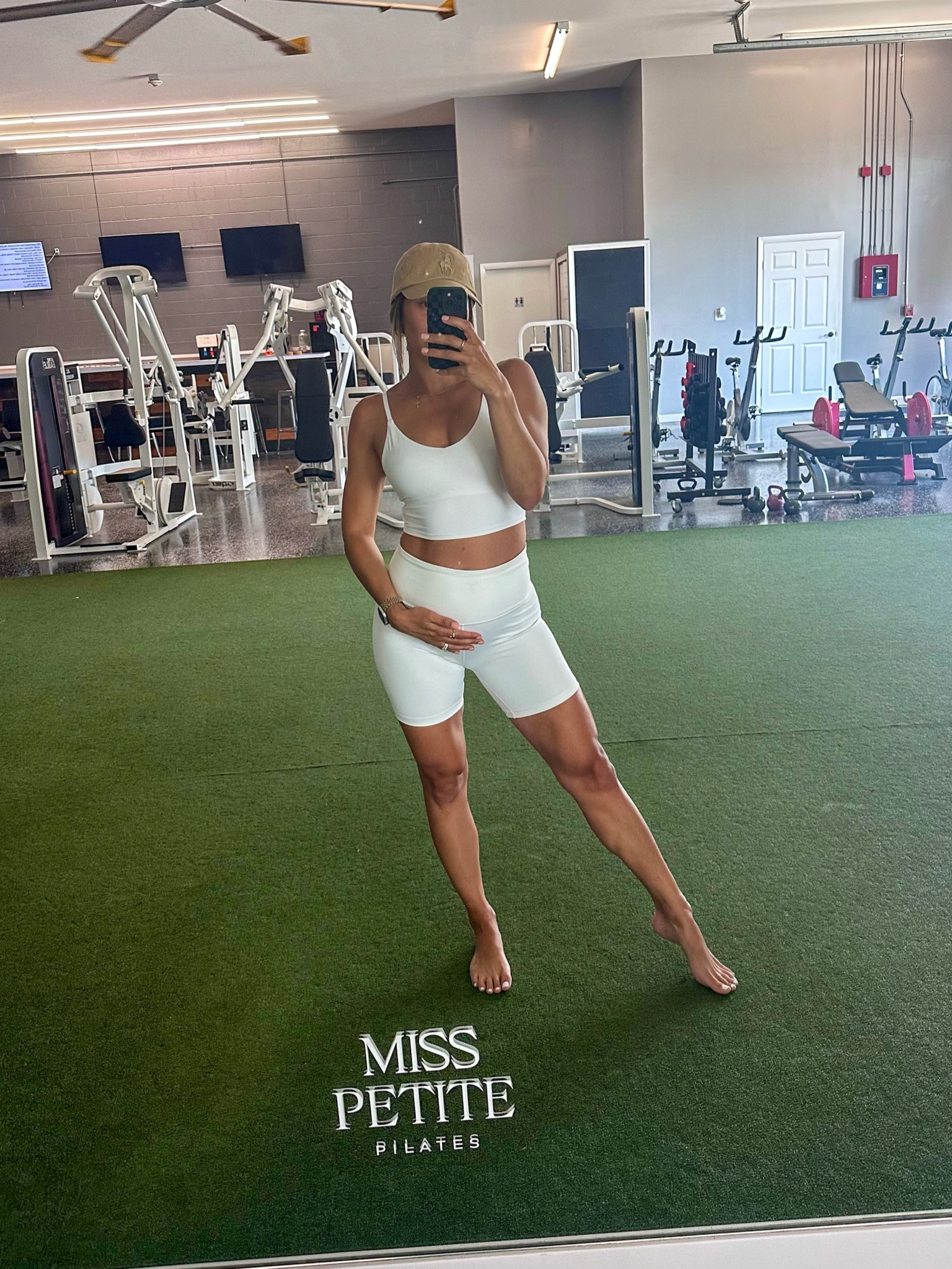 Bump friendly workout set 🤍

•ultra high rise, Athleta, bump friendly, Pilates ootd, 22 weeks pregnant, white workout set, longline bra 

#LTKBump #LTKFitness #LTKBaby