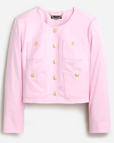 New pink lady jacket from Jcrew 💗 summer new arrivals pink jackets 

#LTKunder50 #LTKunder100 #LTKsalealert