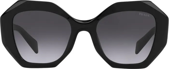 Prada 53mm Gradient Irregular Sunglasses | Nordstrom | Nordstrom