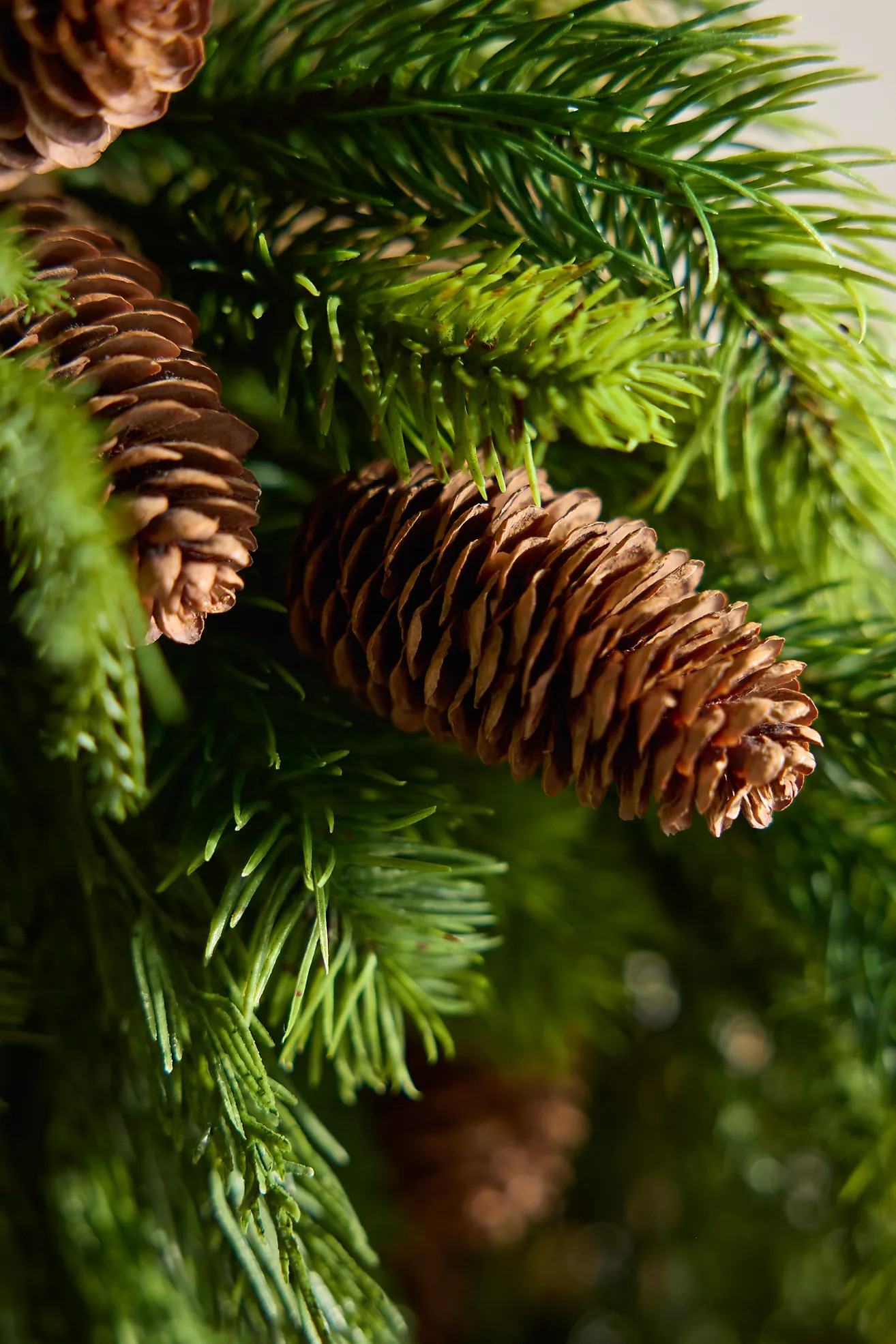 Forest Pinecone Faux Garland | Terrain