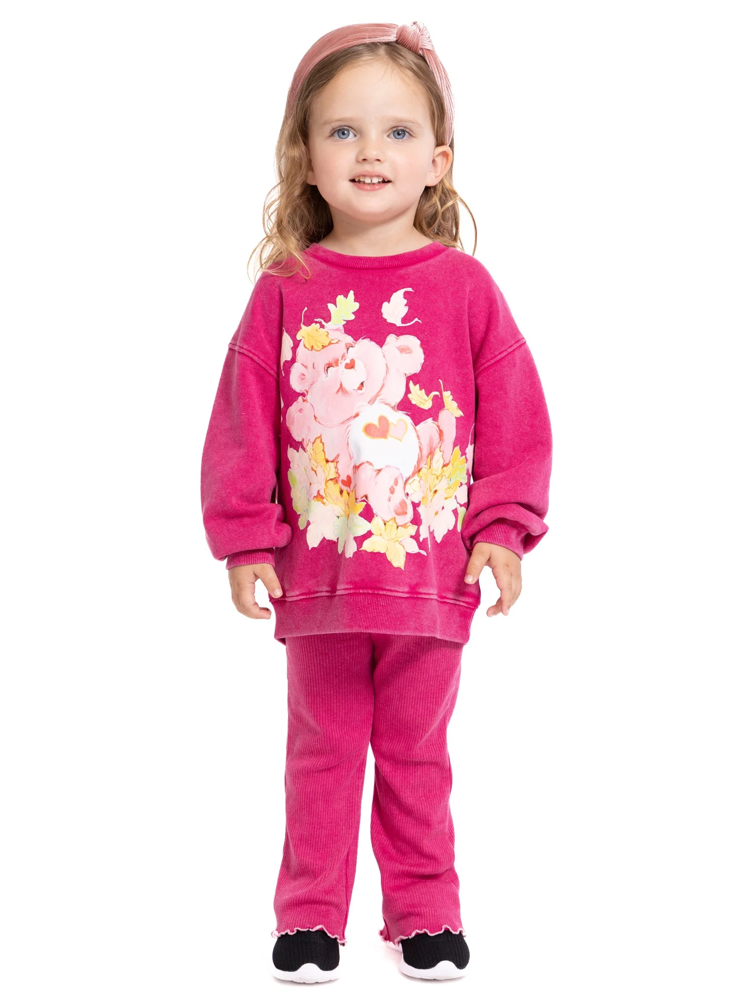 Care Bears Toddler Girls Graphic Sweatshirt and Flare Leggings Set, 2-Piece, Sizes 12M-5T | Walmart (US)