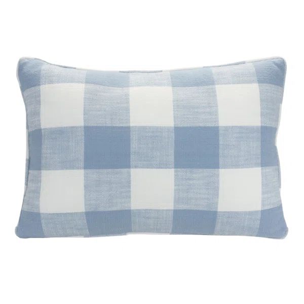 Cotton Gingham Throw Pillow | Wayfair North America