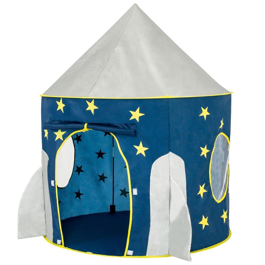 FoxPrint Kids Popup Foldable Rocket Ship Play Tent | Walmart (US)