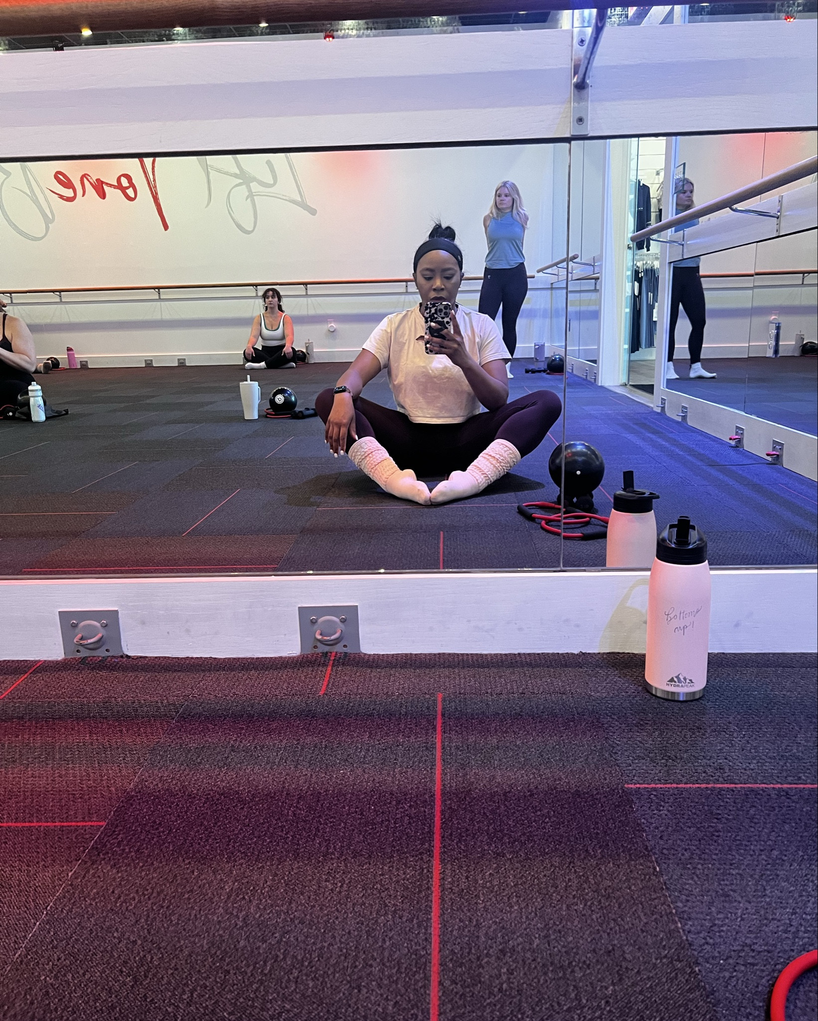 Barre, but make it polished. 

I’m at the Barre in my favorite uniform - crop tank, @lululemon leggings and Stacy grip socks from Tavi 😍😍😍

#LTKOver40 #LTKfitnessgoals #LTKActive