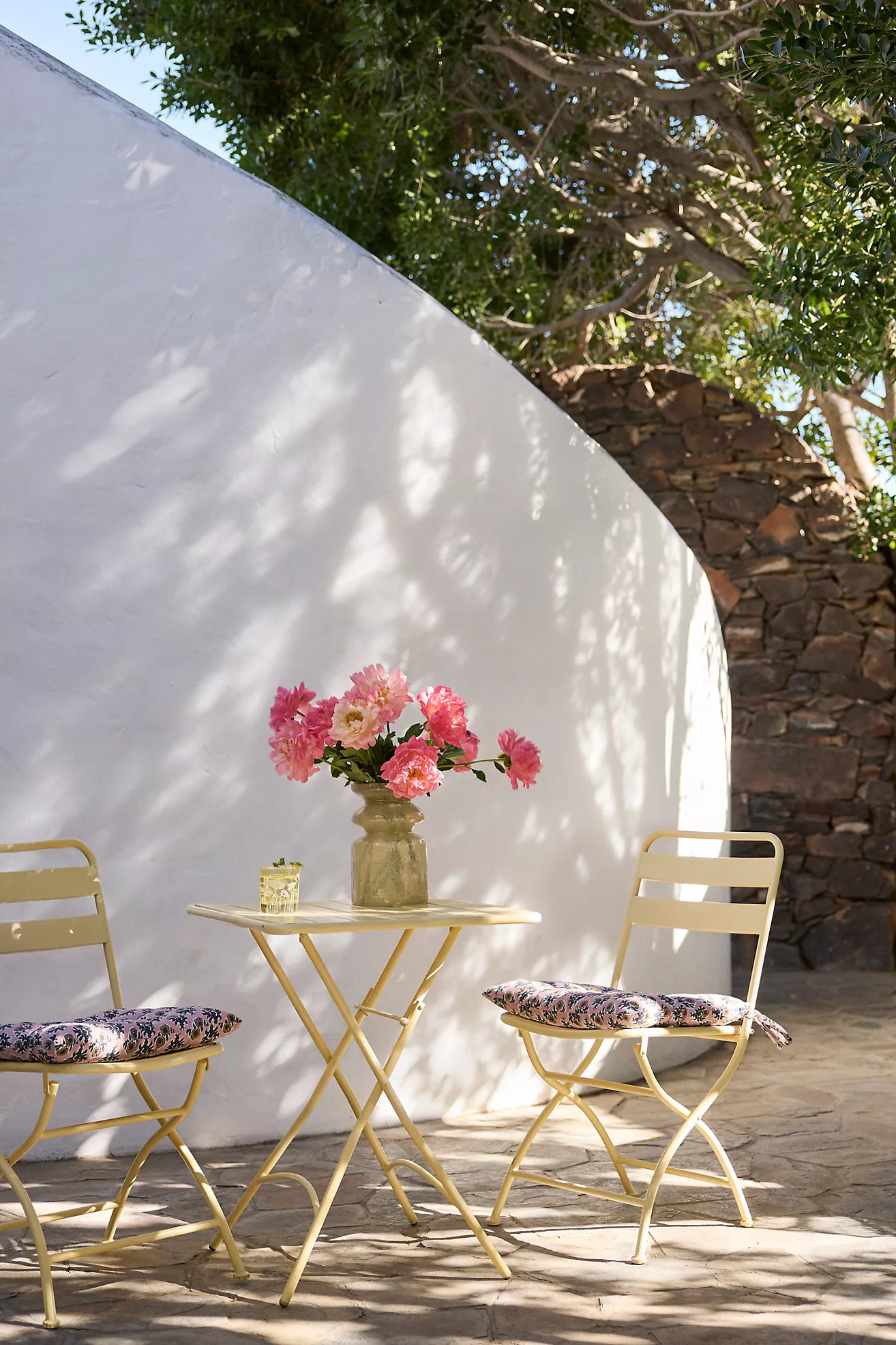 Folding Iron Bistro Set | Anthropologie (US)