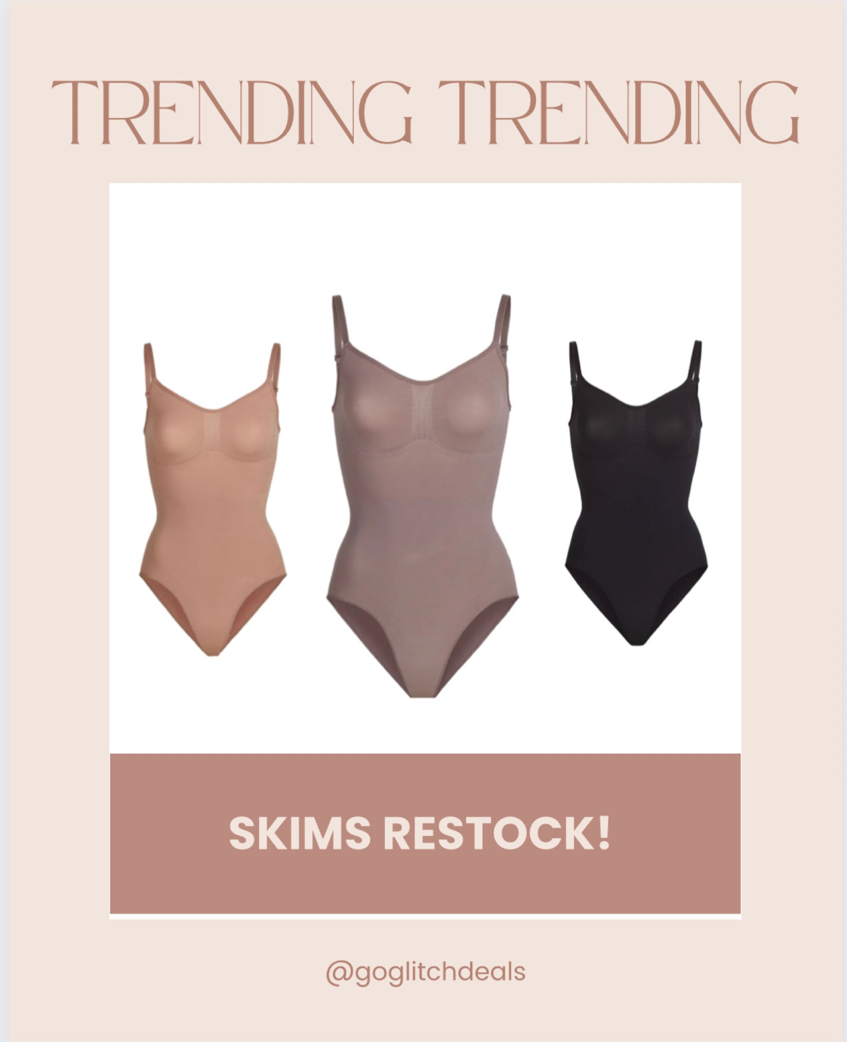 TRENDING SKIMS SHAPE WEAR RESTOCK! Will sell out  