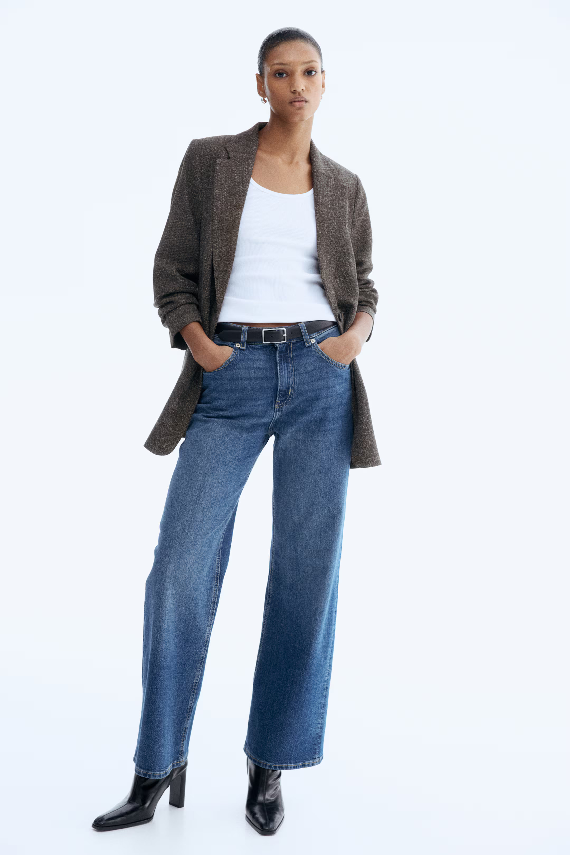 Gathered-Sleeve Jacket | H&M (US + CA)