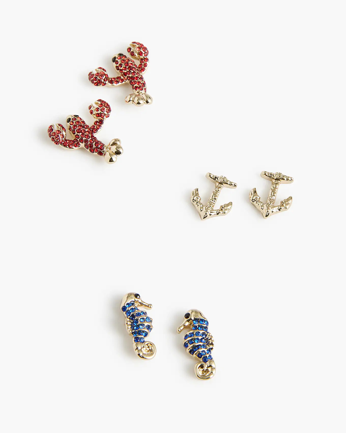 Nautical stud earrings set | J.Crew Factory