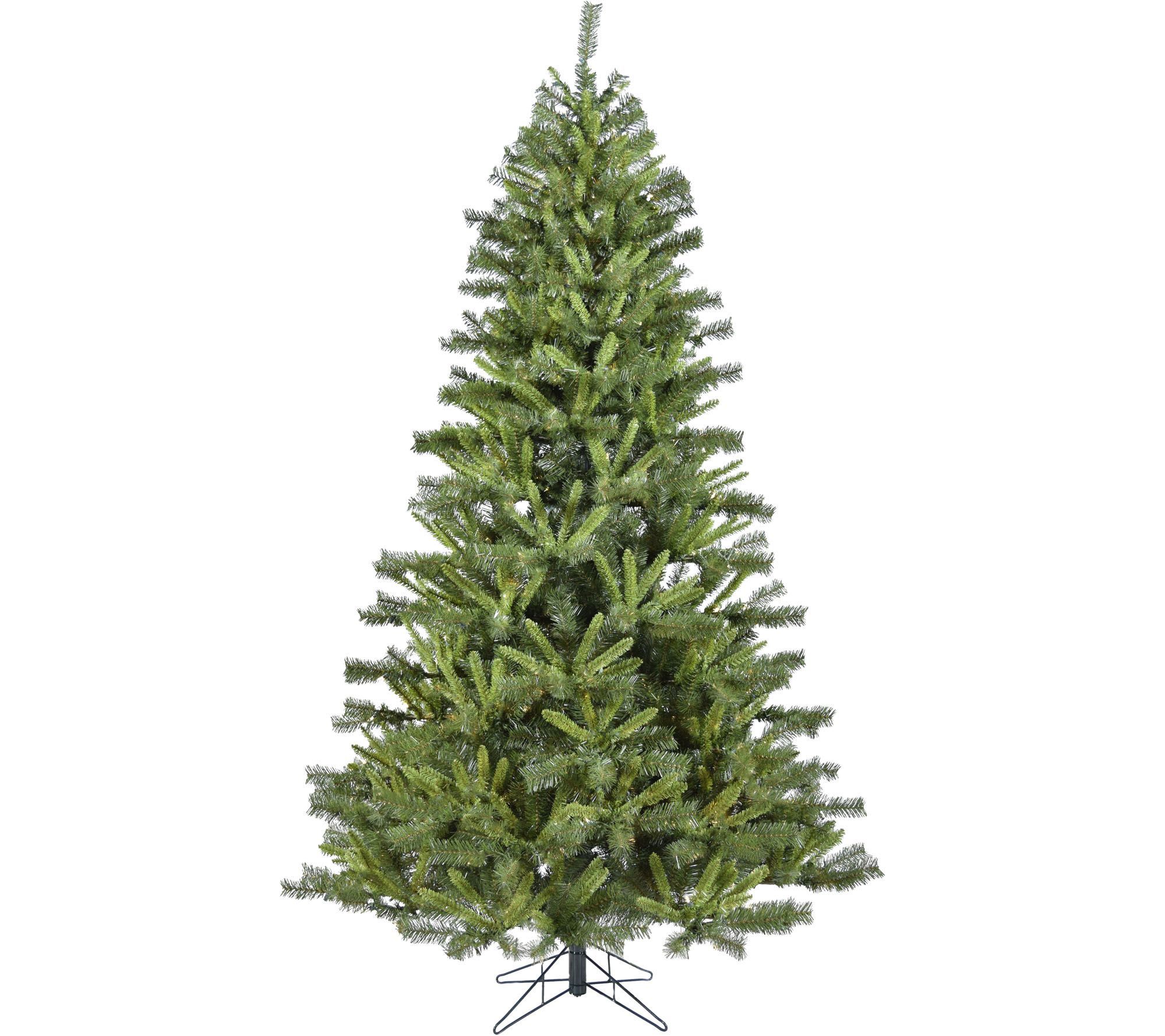 Christmas Time 7.5' Norway Pine ArtificialChristmas Tree - QVC.com | QVC