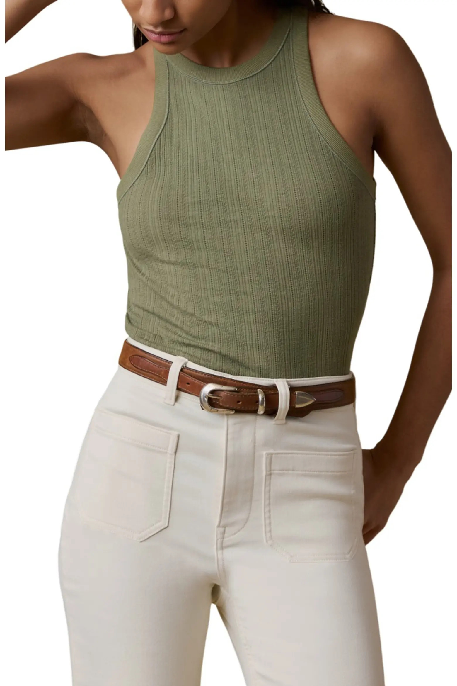 Paradise Pointelle Organic Cotton Tank (Women) | Nordstrom | Nordstrom