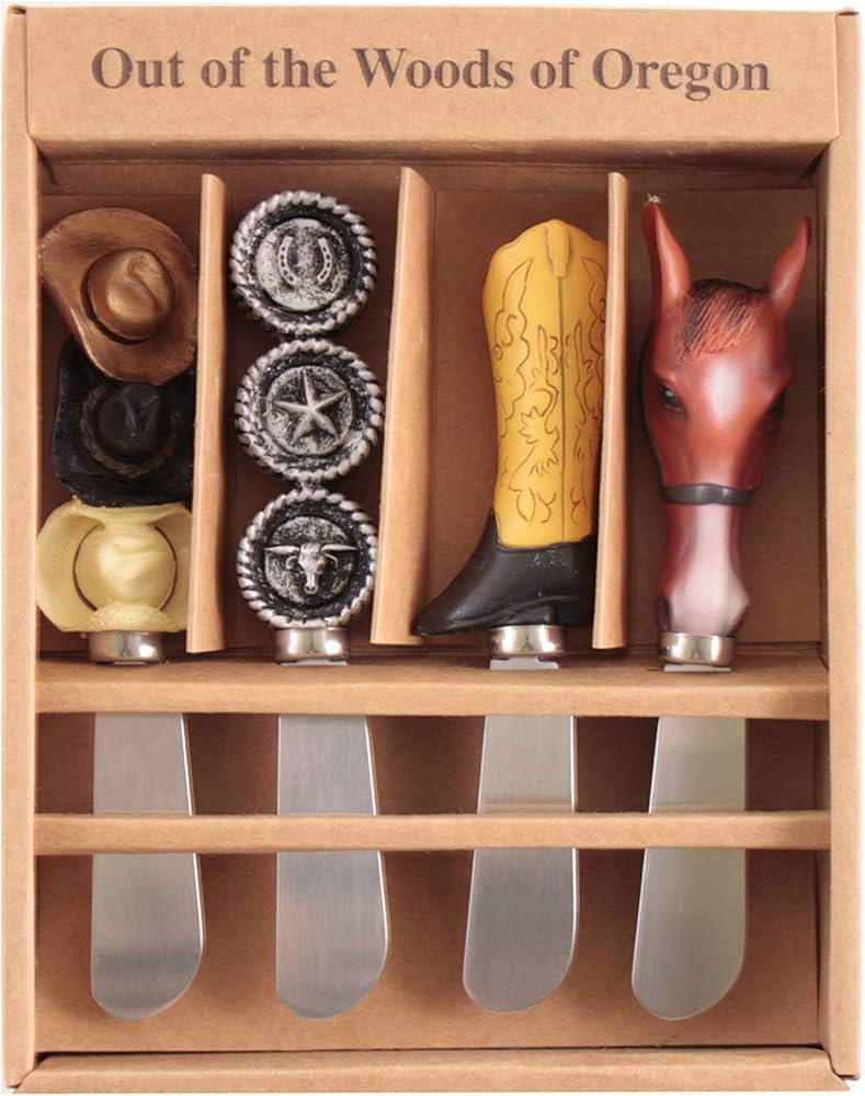 Set of Four Spreader Knives - Western | Amazon (US)