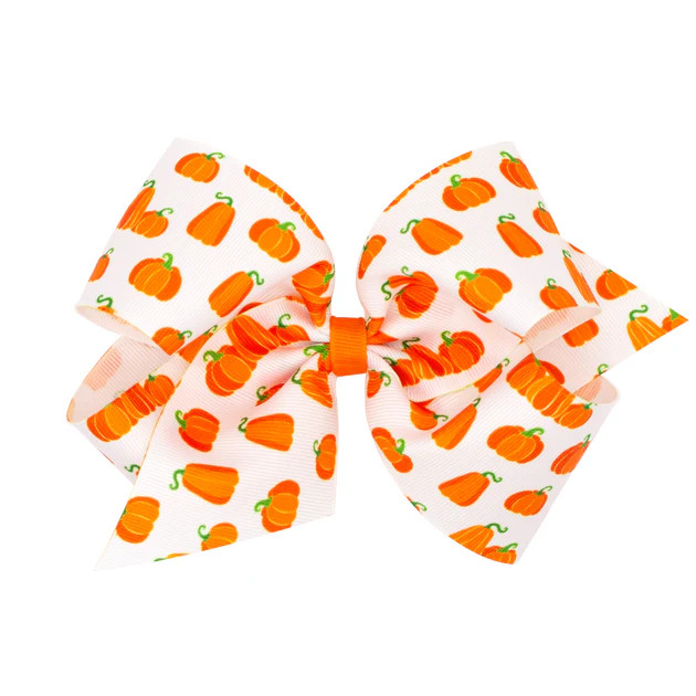 Pumpkin Harvest Grosgrain Bow | Classic Whimsy