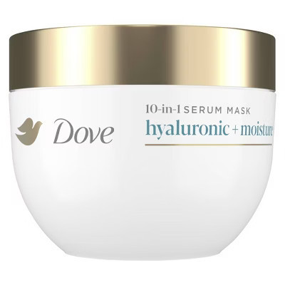 Dove Beauty 10-in-1 Hyaluronic & Moisture Hydration Mask with Hyaluronic Hair Serum - 9.2 fl oz | Target