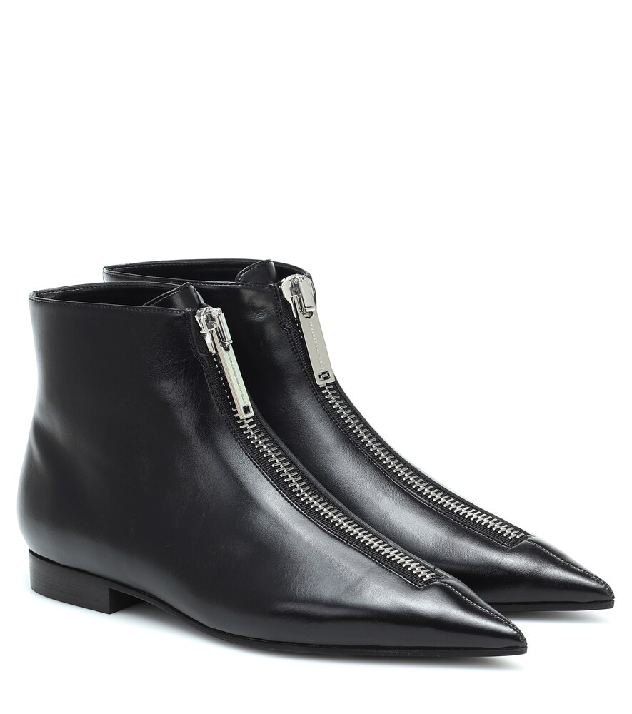 Faux leather ankle boots | Mytheresa (INTL)