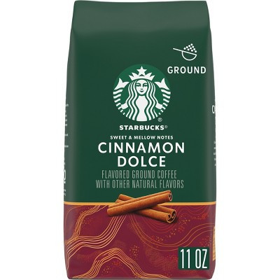 Starbucks Light Roast Ground Coffee—Cinnamon Dolce Flavored Coffee—Naturally Flavored—100% Arabica 1 bag (11 oz) | Target