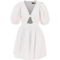 Rotate Mini Dress With Balloon Sleeves And Cut Out Details | Balardi (US & Canada)