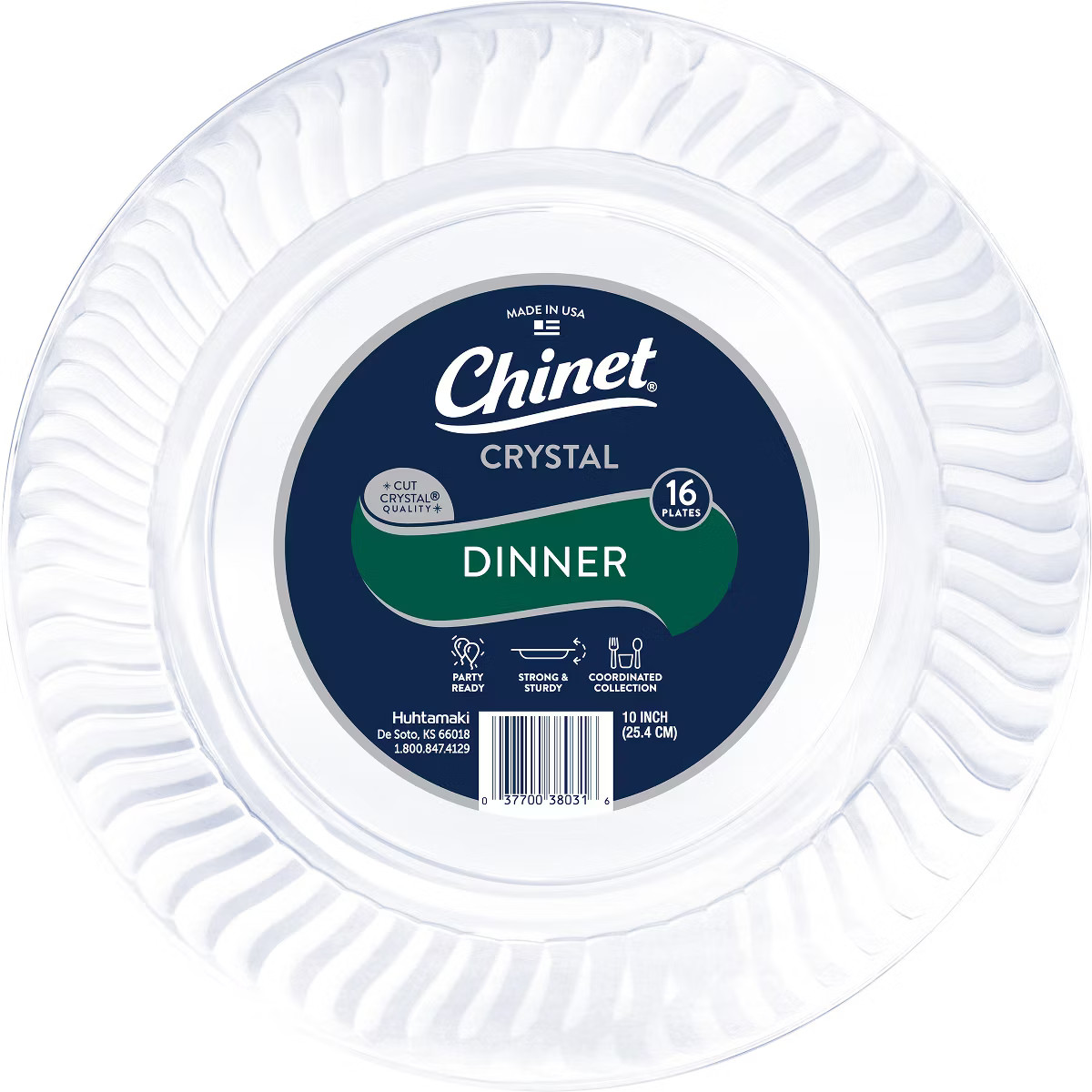 Chinet Crystal Dinner Plate 10" - 16ct | Target