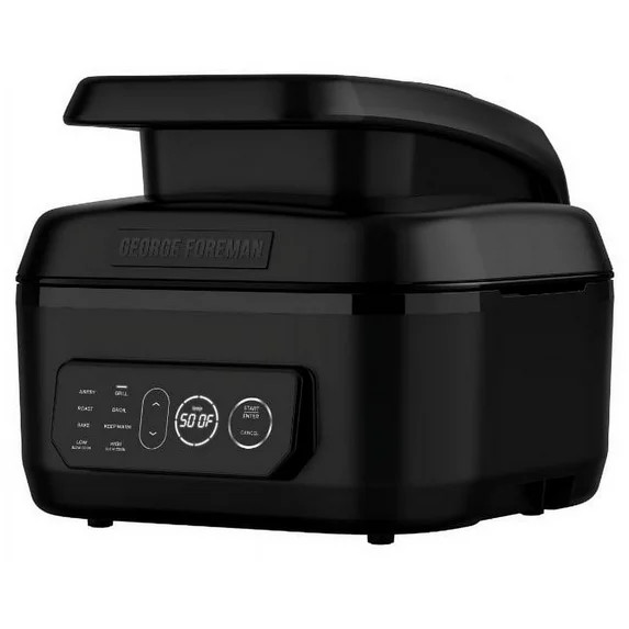 George Foreman Electric 7‑Serving Indoor Grill & Air Fryer, 6‑Qt 7‑in‑1 Multi‑Function ... | Walmart (US)