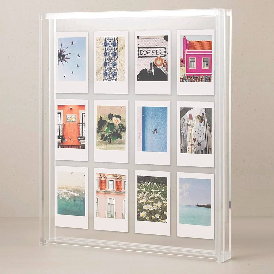 Giant Polaroid Frame for Polaroid Film Fujifilm Instax Film 11.8" x 10.2" Collage Frame Family an... | Amazon (US)