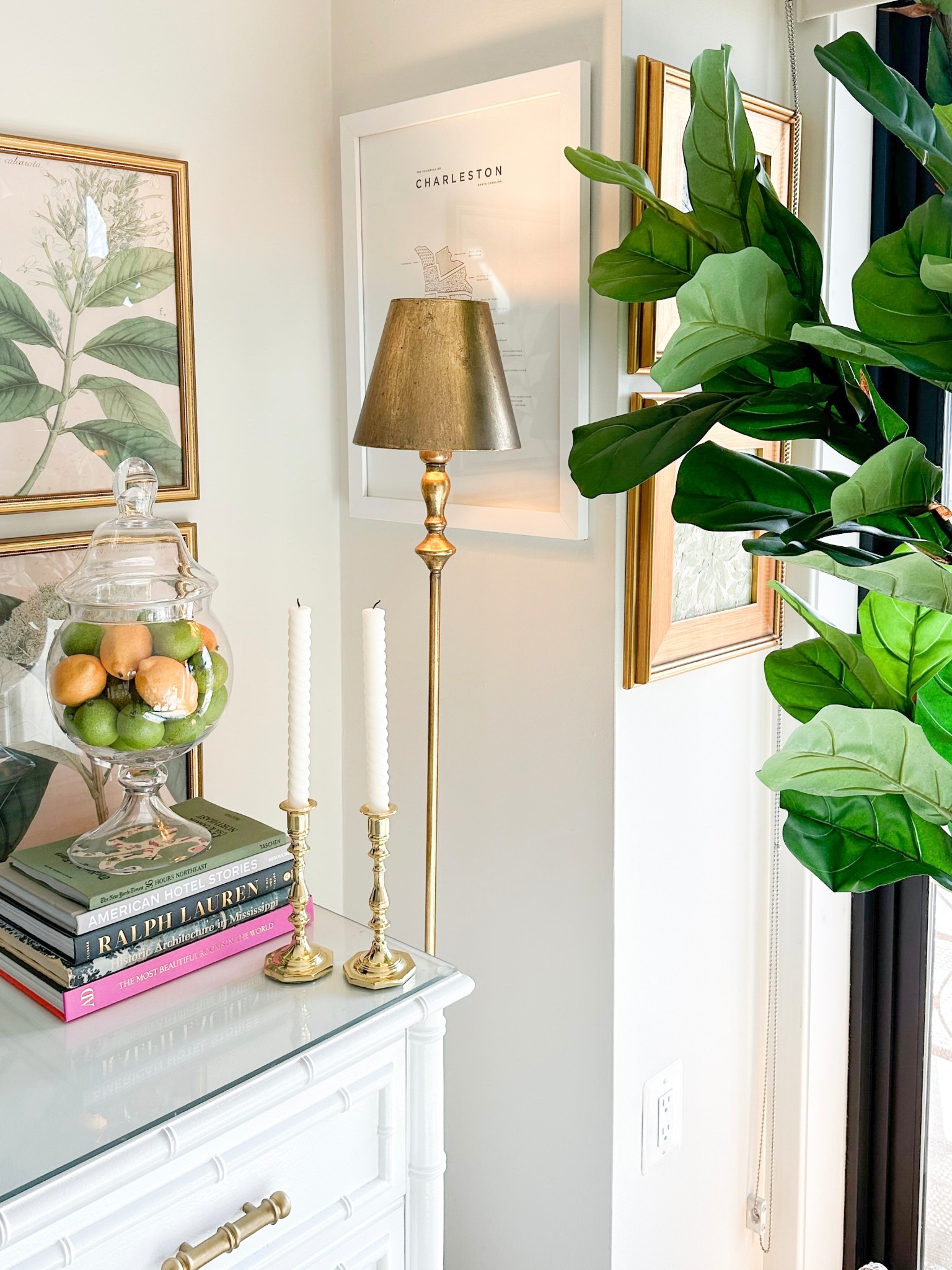 One of my favorite corners in my living room — I especially love my cutie gold lamp 🤍

#LTKHome