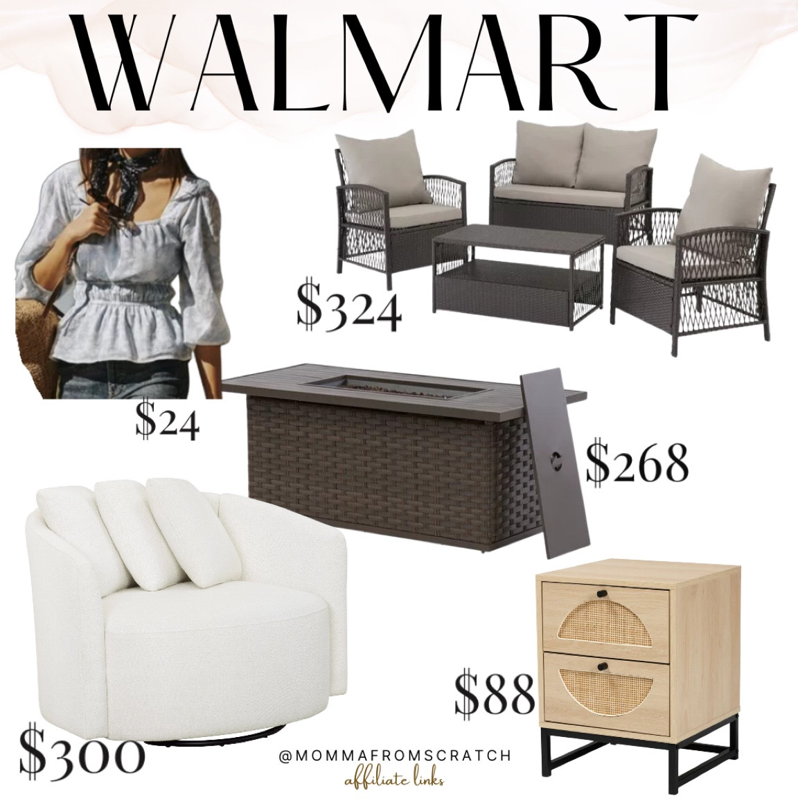 Walmart furniture, patio set, fire pit, outdoor gas fireplace, nightstand, swivel chair, spring top

#LTKSeasonal #LTKstyletip #LTKhome