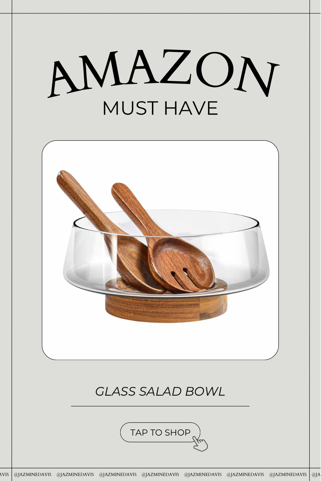 This glass salad bowl is absolutely gorgeous! 🥗✨ It's not only aesthetically pleasing but also super functional and easy to clean—perfect for dinner night and/or serving guests. An Amazon find that’s a must-have for your kitchen and hosting essentials! Whether for everyday meals or special occasions, it’s a total game-changer. 🏡🍽️ 

#HomeEssentials #KitchenMustHaves #CookingInspo #ServingEssentials #AmazonFinds #SaladBowl #DinnerPartyReady #AestheticKitchen #ShoppingFinds #MustHaveKitchenware

#LTKParties #LTKFindsUnder100 #LTKHome