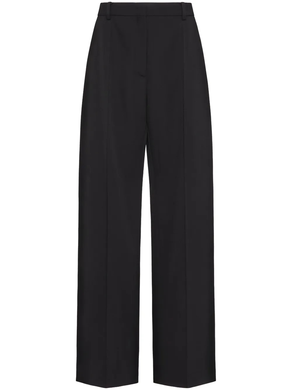 Valentino Garavani wide-leg Tailored Trousers | Black | FARFETCH UK | Farfetch Global