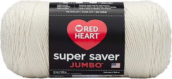 RED HEART Super Saver Jumbo Yarn, Aran | Amazon (US)