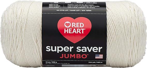RED HEART Super Saver Jumbo Yarn, Aran | Amazon (US)