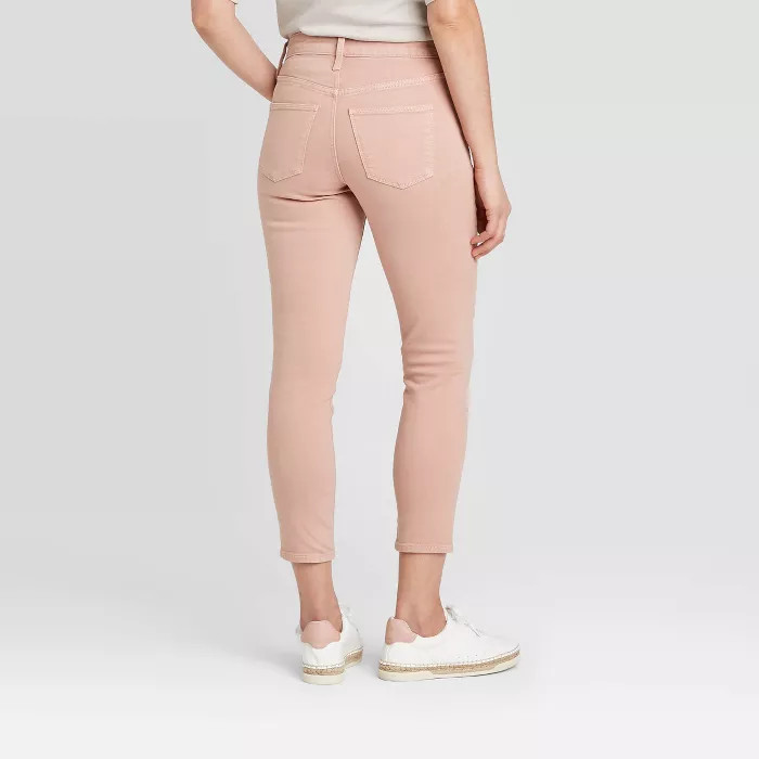 Women's High-Rise Cropped Skinny Jeans - Universal Thread™ Vintage Rose | Target