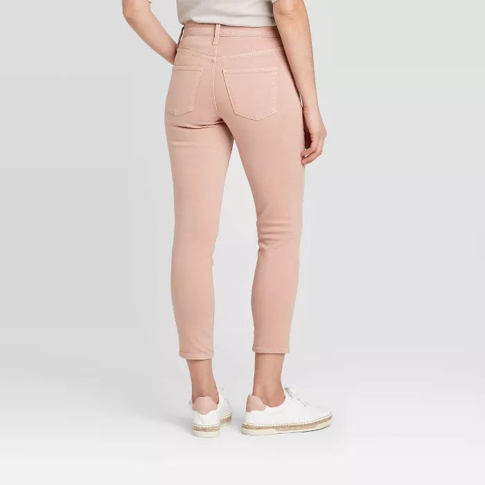 Women's High-Rise Cropped Skinny Jeans - Universal Thread™ Vintage Rose | Target