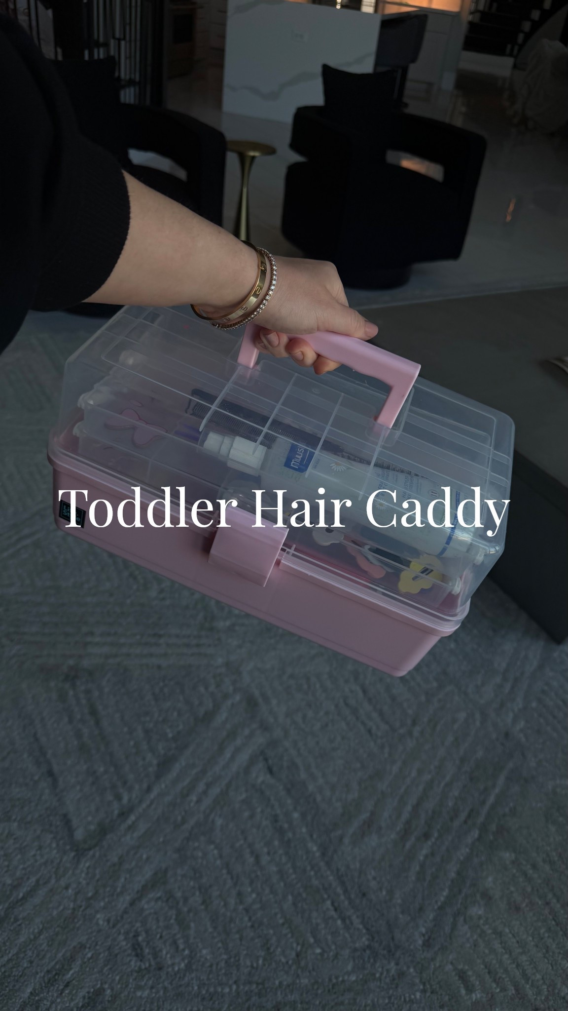 What we use literally every single morning on the girls since 2024! Has detangler spray, brushes, hair ties, hair clips, and anything we need to style their hair for the day! 

#LTKgrwm #LTKmomlife #LTKKids