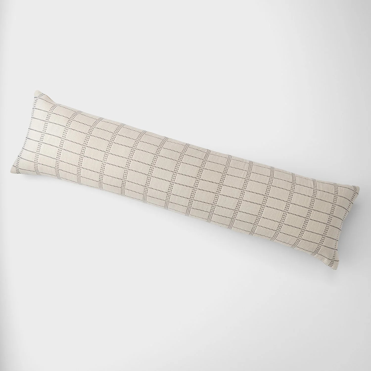 Ivory Grid Stitch - Bolster Pillow | Schoolhouse