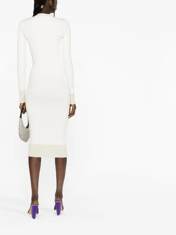 cut-out knitted dress | Farfetch Global