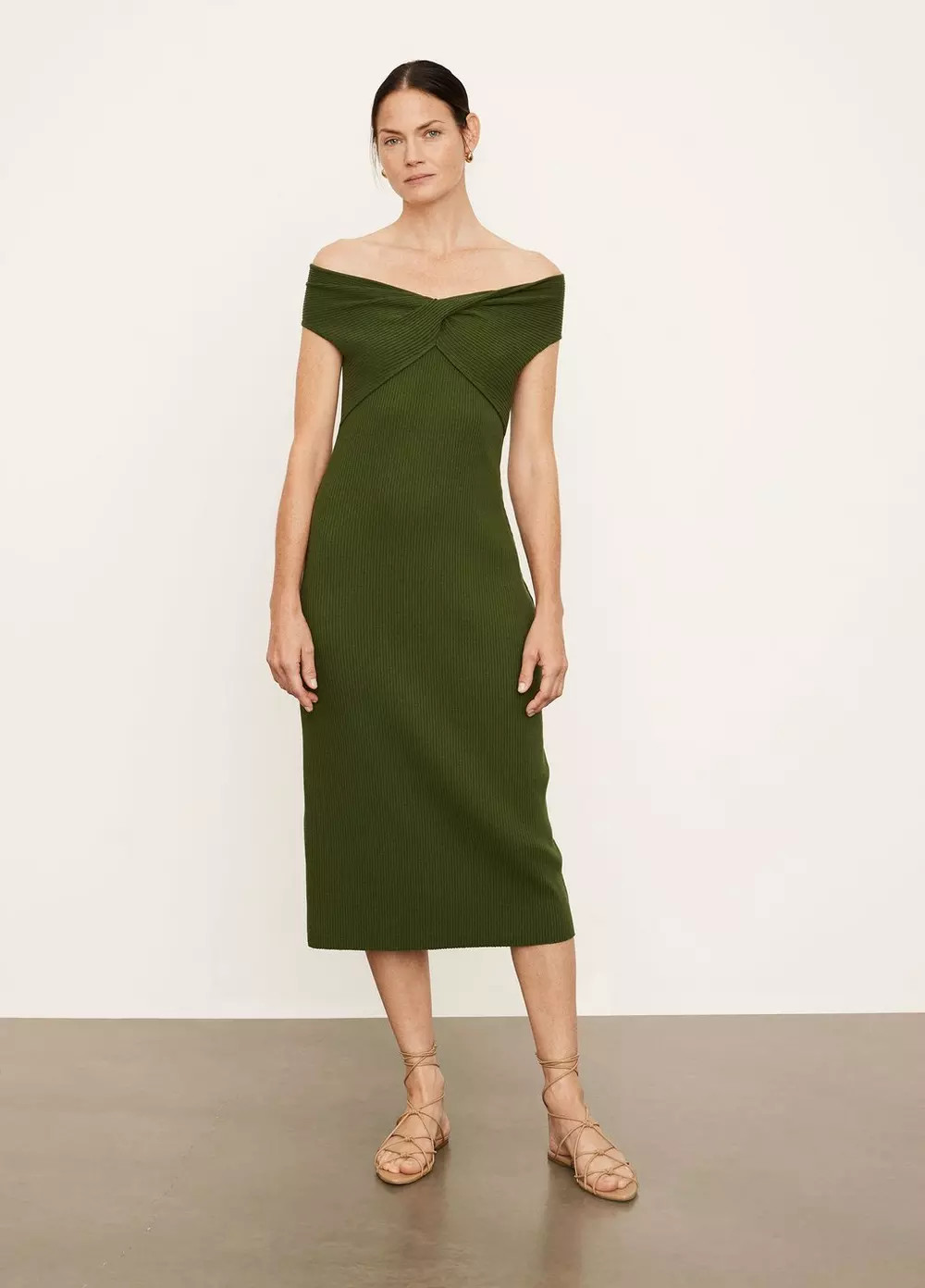 Ribbed Twist Dress | Vince LLC