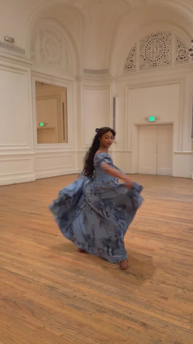 The Blue Dancer Oracle Gown | Selkie Collection