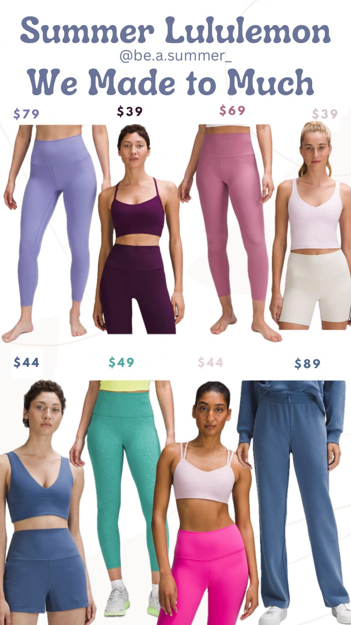 We Made to Much Sale at Lululemon! All verified #hocsummer colors!

#hoc 
#beasummer

#LTKfitness #LTKstyletip #LTKfindsunder100