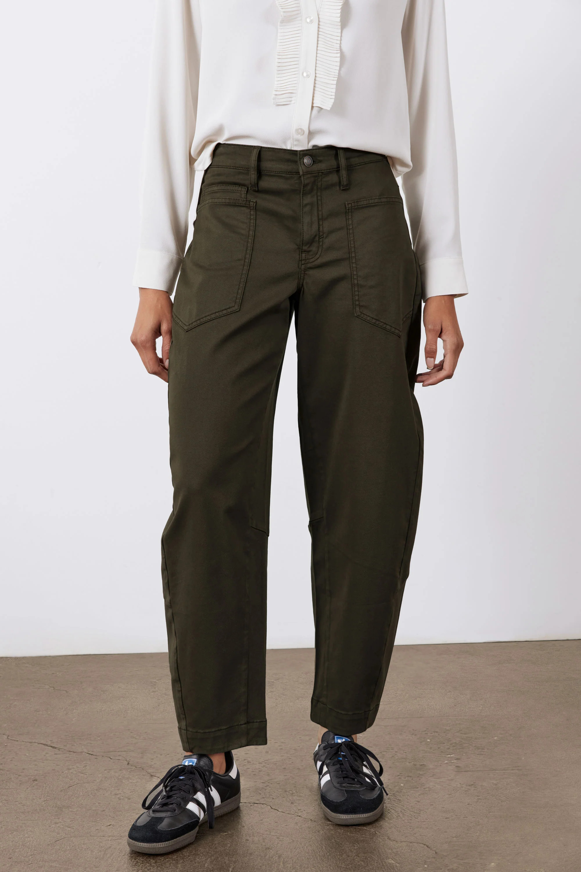 The Slouchy Soft Twill Pants | Ruti