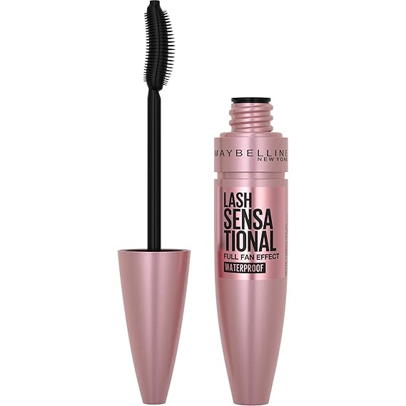 Maybelline Lash Sensational Waterproof Mascara, Lengthening and Volumizing for a Full Fan Effect,... | Amazon (US)