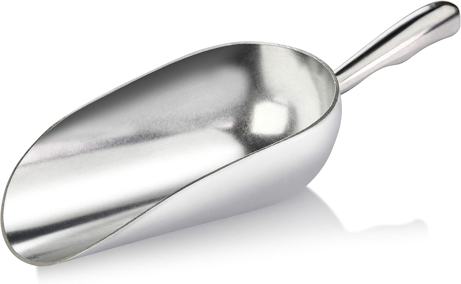 New Star Foodservice 34523 One-Piece Cast Aluminum Round Bottom Bar Ice Flour Utility Scoop, 12-O... | Amazon (US)