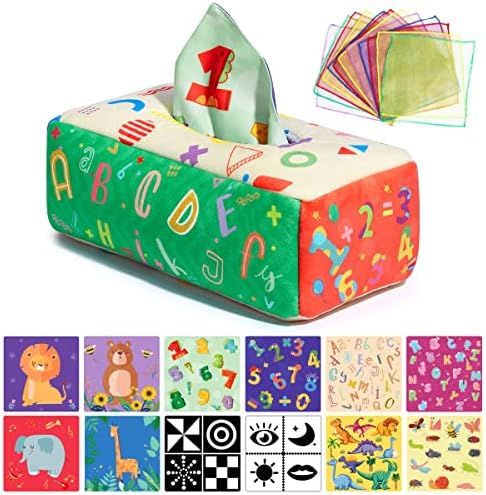 URMYWO Baby Toys 6 to 12 Months, Toys for 1 years old, Baby Tissue Box Toy, Sensory Toys for 0-6-... | Amazon (US)