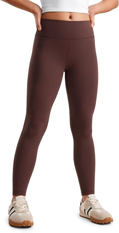CRZ YOGA Girls Butterluxe Full Length Athletic Leggings - Kids High Waist Lounge Pants Girls Acti... | Amazon (US)