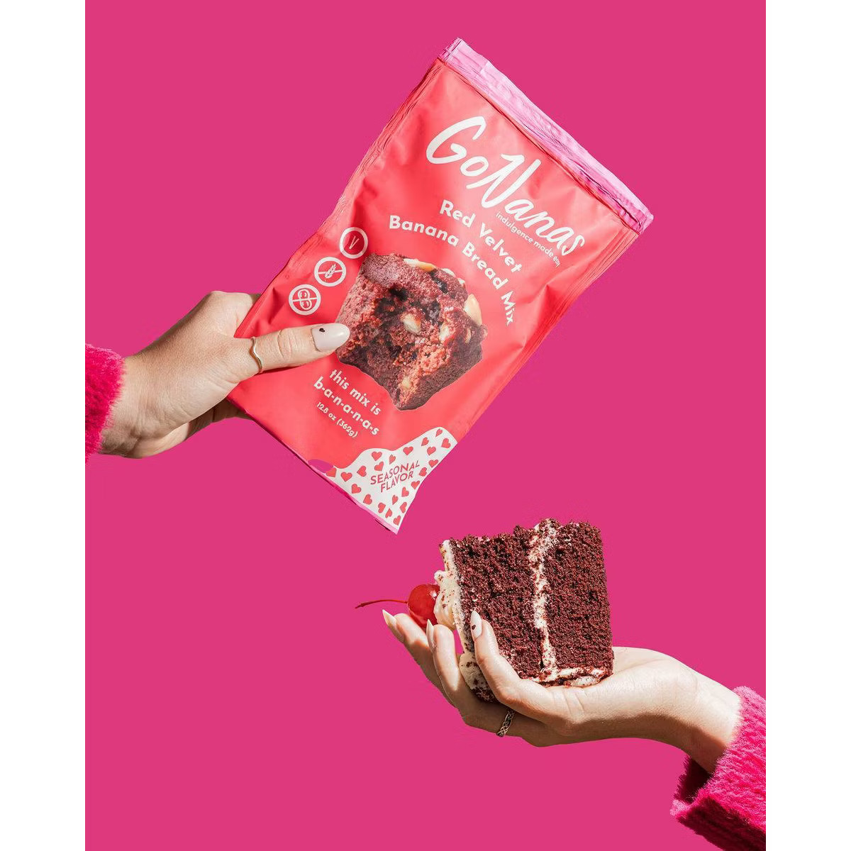 GoNanas Red Velvet Banana Bread Mix - 12.8oz | Target