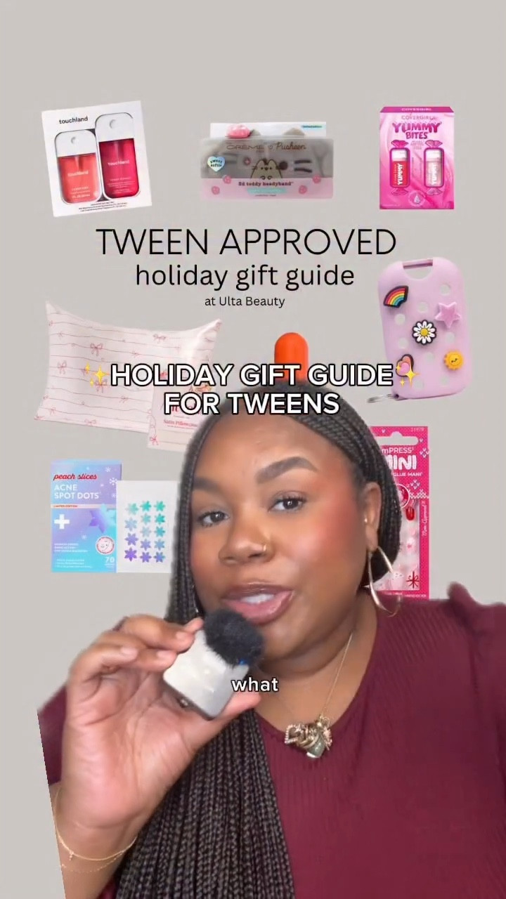 Gifts for tweens🎄

Because your beauty-obsessed tween deserves more than another pj set...every single gift set is available at @UltaBeauty. They have the cutest gift sets for everyone on your holiday shopping list. There’s a perfect mix of everyday needs and backpack essentials; they’ll think you spent way more than you did. Comment ‘drop’ for links and you know I got you! ✨ 

Ulta holiday gift guide, ulta holiday gift sets 2025, what to gift your tween , beauty lover holiday gift guide, easy holiday gifting ideas, affordable gift guides ulta 

#beautymavenraven #ubcollective #ultabeautypartner