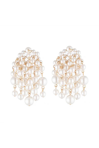 Dannijo - Sicily Earrings - Pearl/Gold | Sunni Spencer