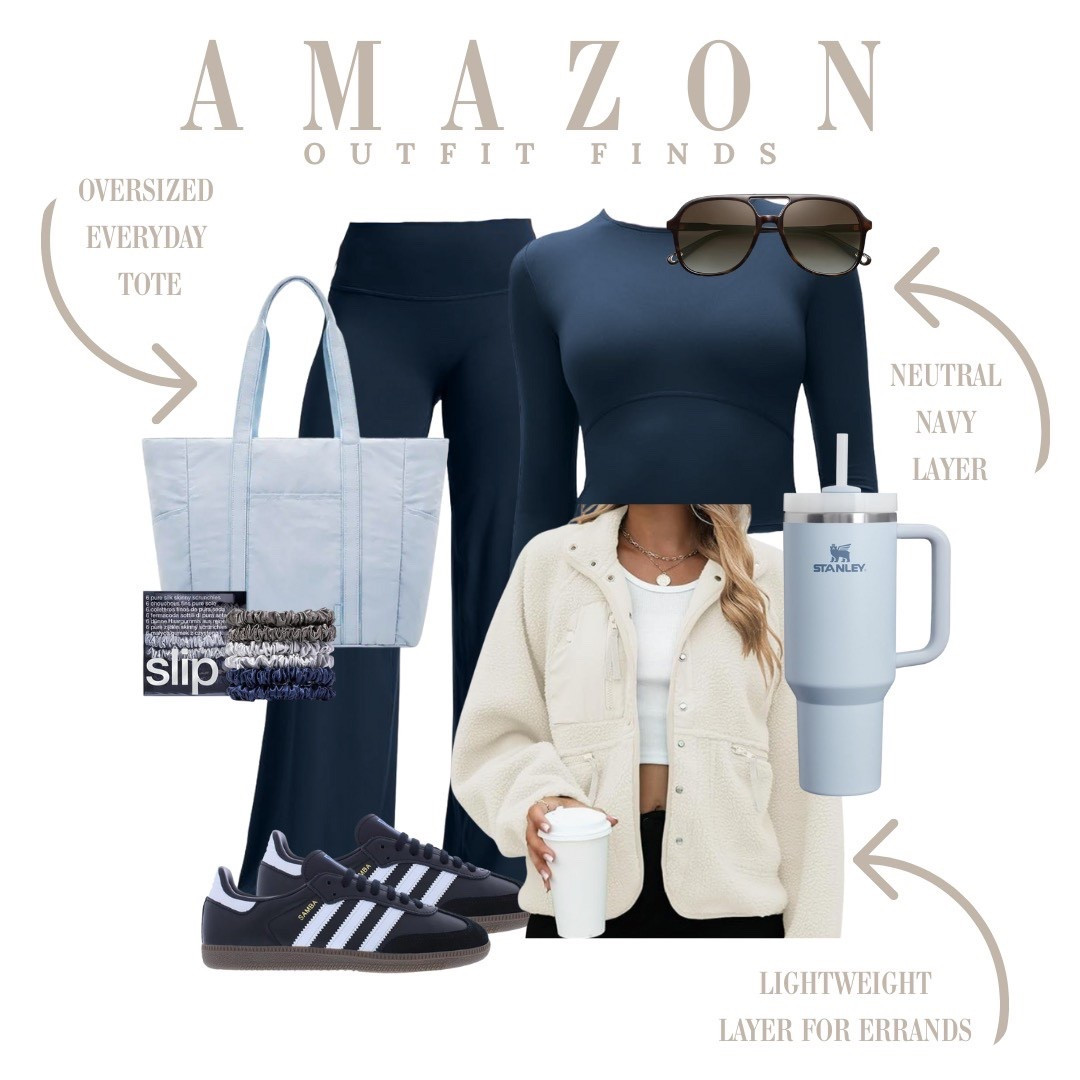 A navy-toned Amazon outfit that feels elevated but still comfortable. Soft layers, classic sneakers, and everyday accessories make this an easy go-to for errands, travel days, or casual plans.


#LTKSeasonal #LTKFindsUnder50 #LTKmomlife